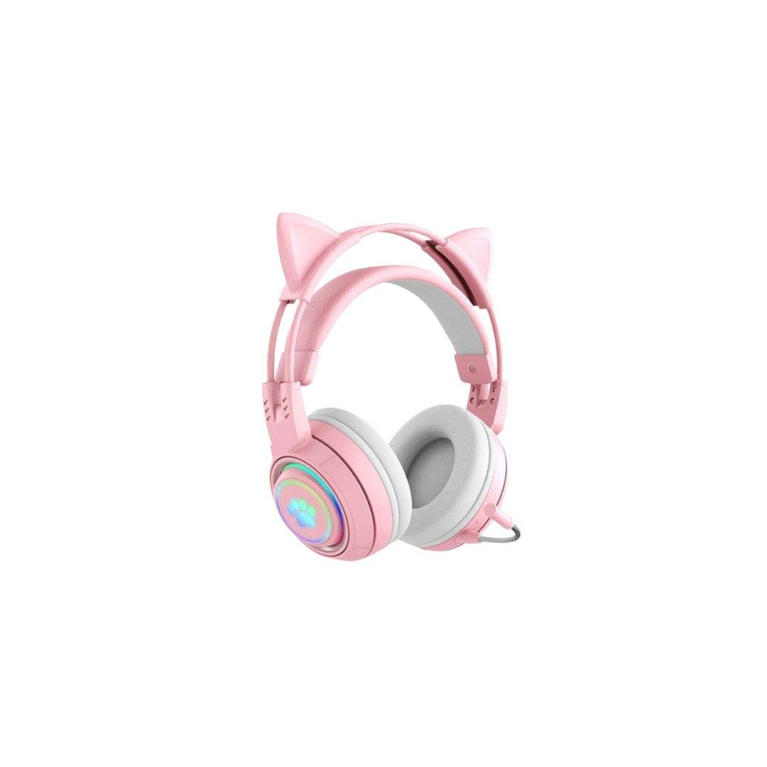 CAT EAR GAMING SLUSALICE BLUETOOTH SY-T25 PINK