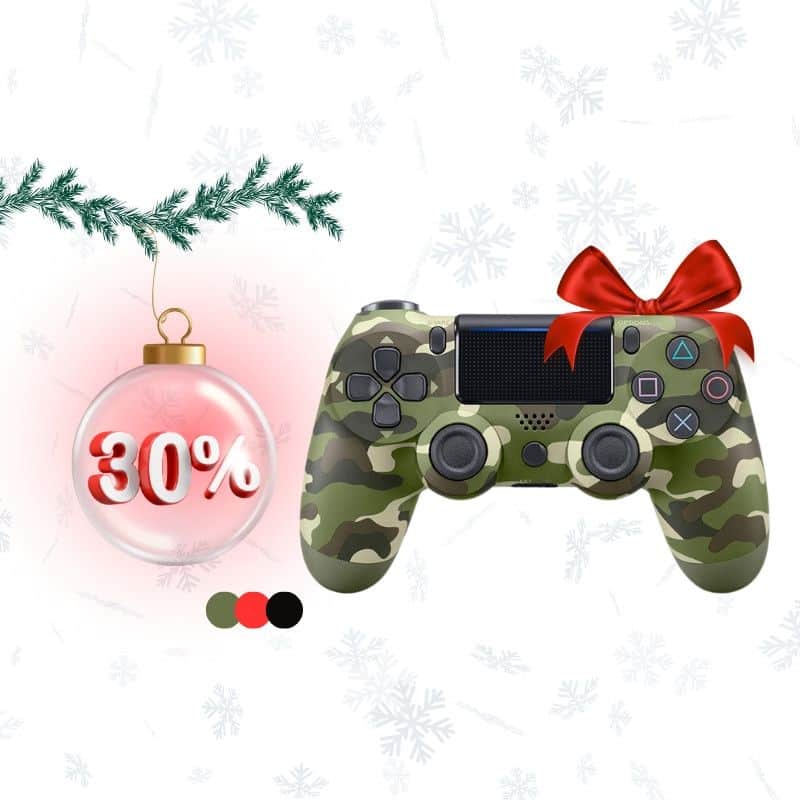 -30% Joystick za PS4 DualShock 4 military zeleni - crveni - crni