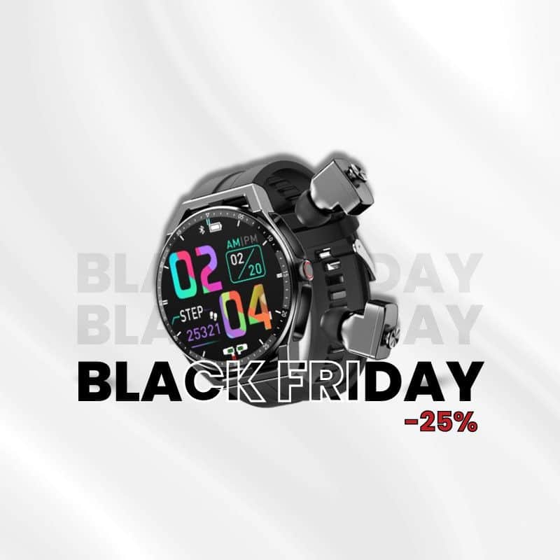 BLACK FRIDAY Pametni sat sa slušalicama T20