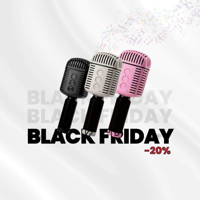 BLACK FRIDAY 2u1 Dječiji mikrofon & zvučnik MC873
