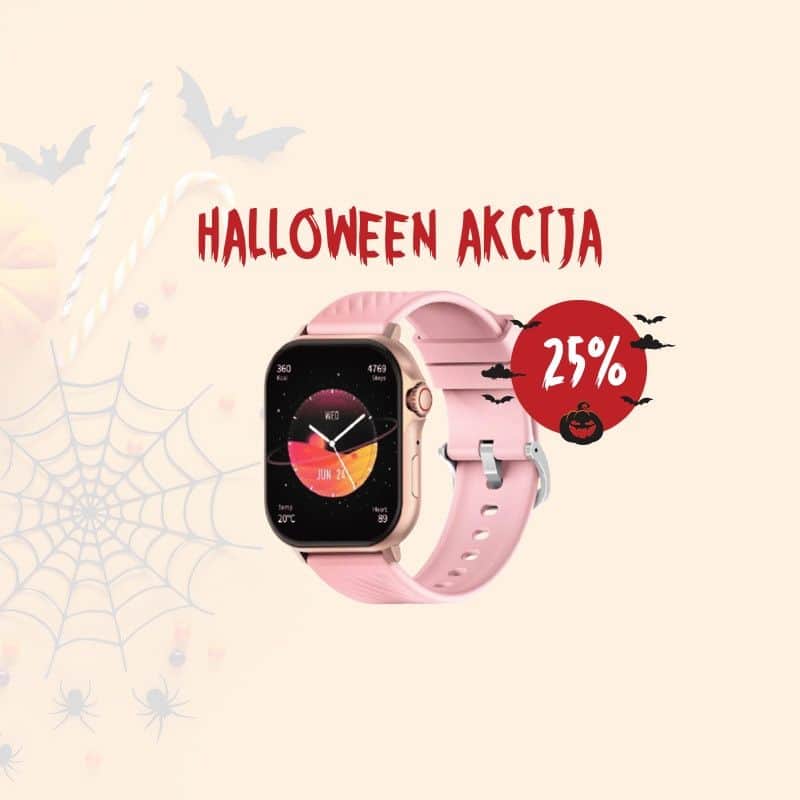 AKCIJA: Pametni sat PEJE G08 GPS 2 straps, pink