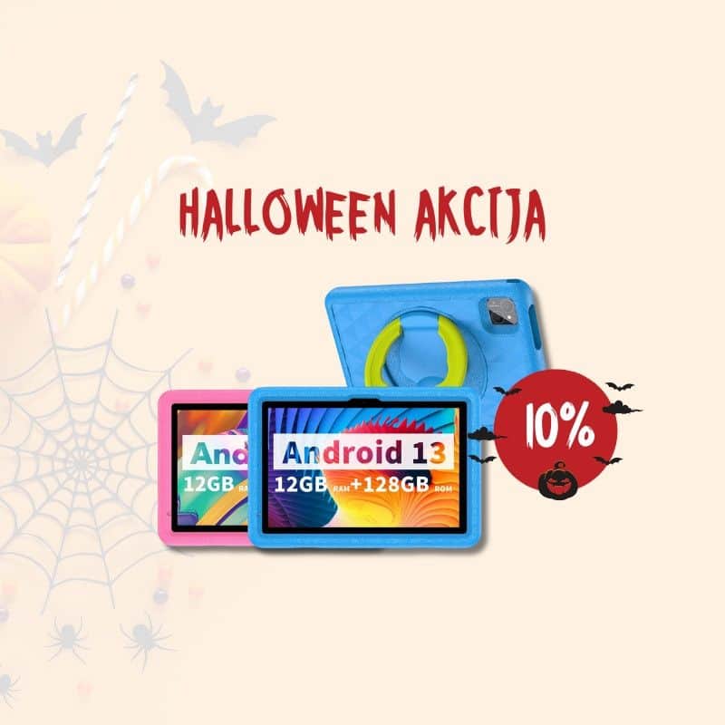 AKCIJA: Dječiji tablet P30H 10" (8/128GB), rozi/plavi