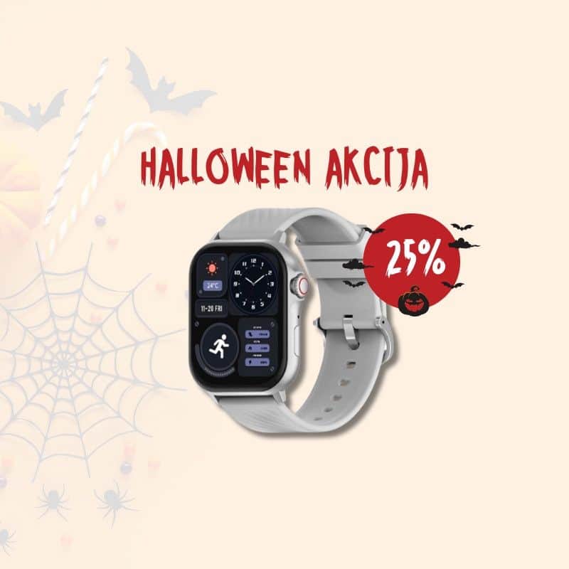 AKCIJA: Pametni sat PEJE G08 GPS 2 straps, sivi