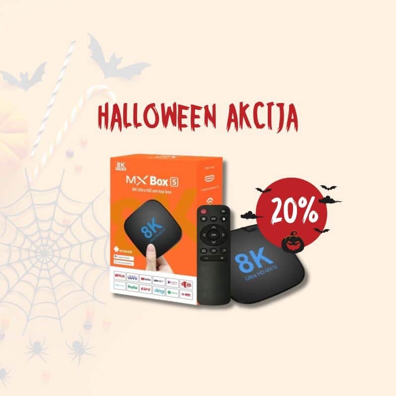 AKCIJA: MX10 8K Android 13 TV Box 2/16GB KODI 18