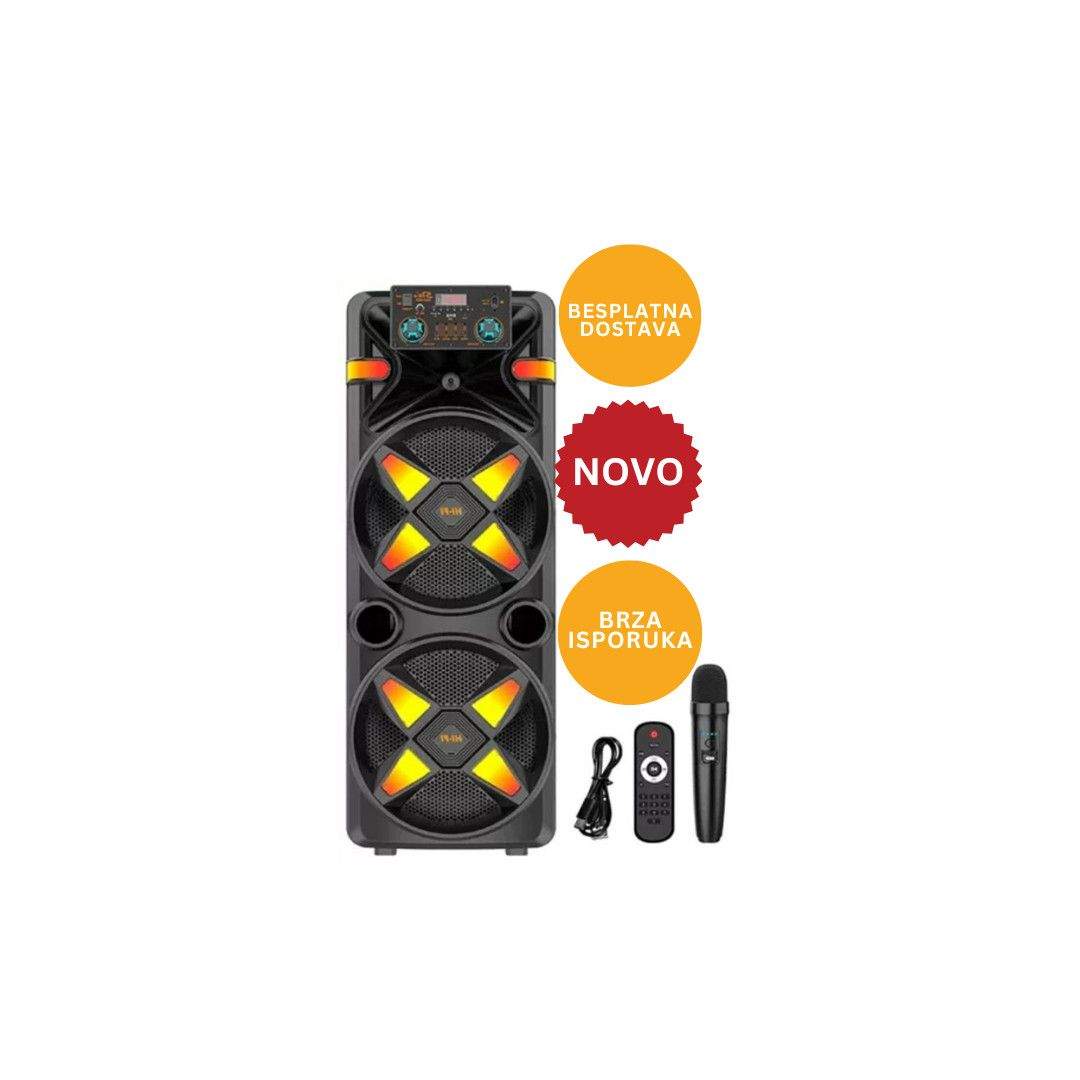 BLUETOOTH ZVUCNIK ZQS12205 40X2W 403X355X965 BT MIKROFON SING-E