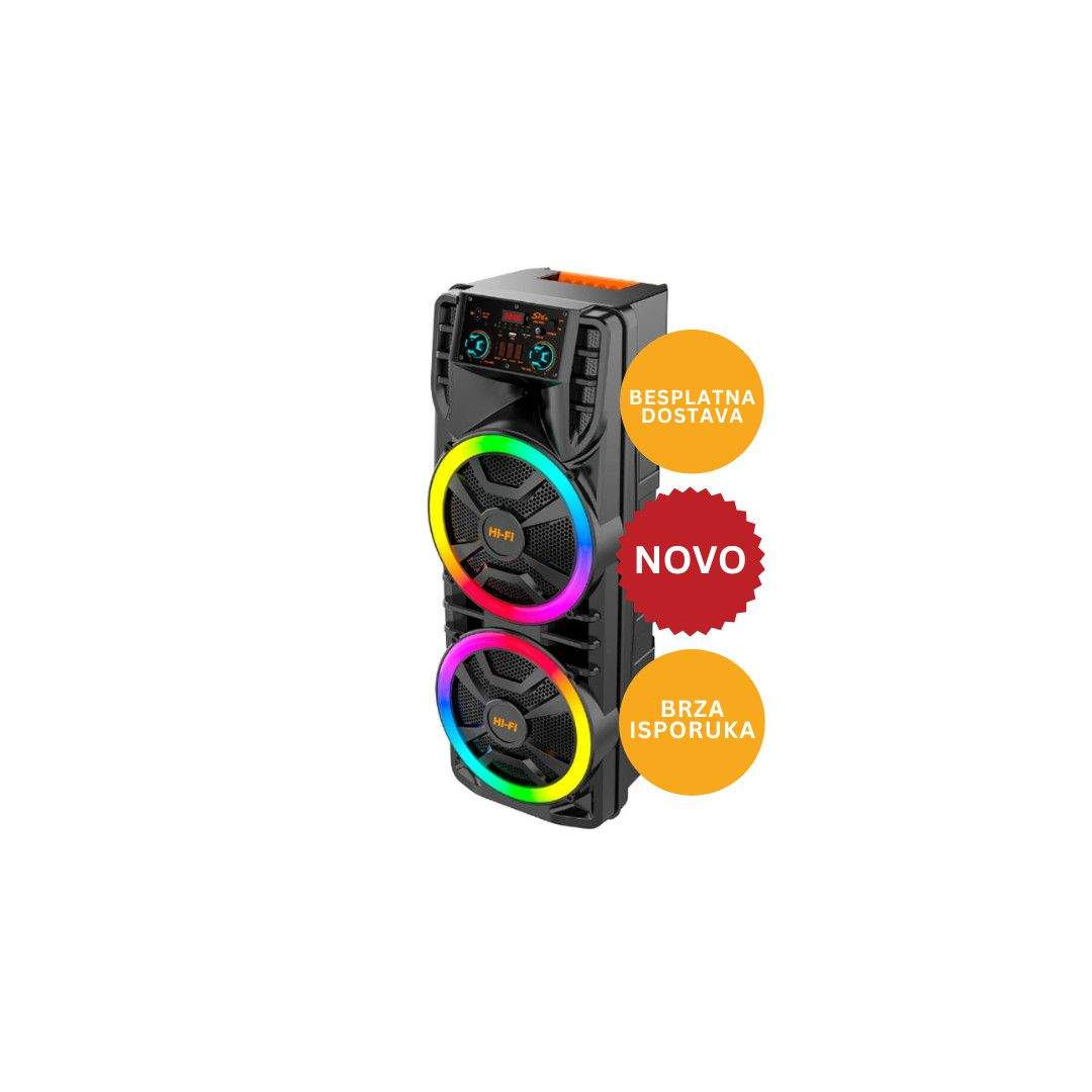 BLUETOOTH ZVUCNIK ZQS12203 40X2W 403X355X965 BT MIKROFON SING-E