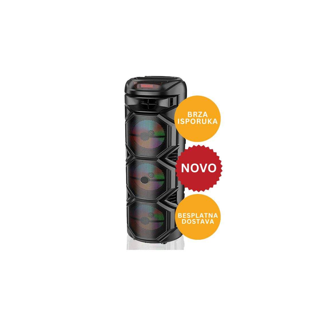 BLUETOOTH ZVUCNIK ZQS8305 20X3W 280X290X896MM BT MIKROFON SING-E