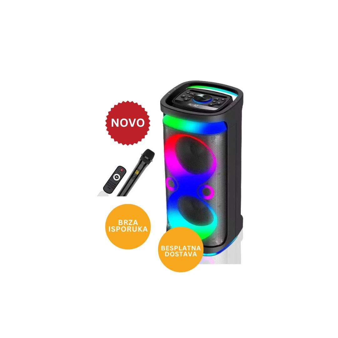 BLUETOOTH ZVUCNIK ZQS8260 25X2W 290X290X690MM BT MIKROFON SING-E