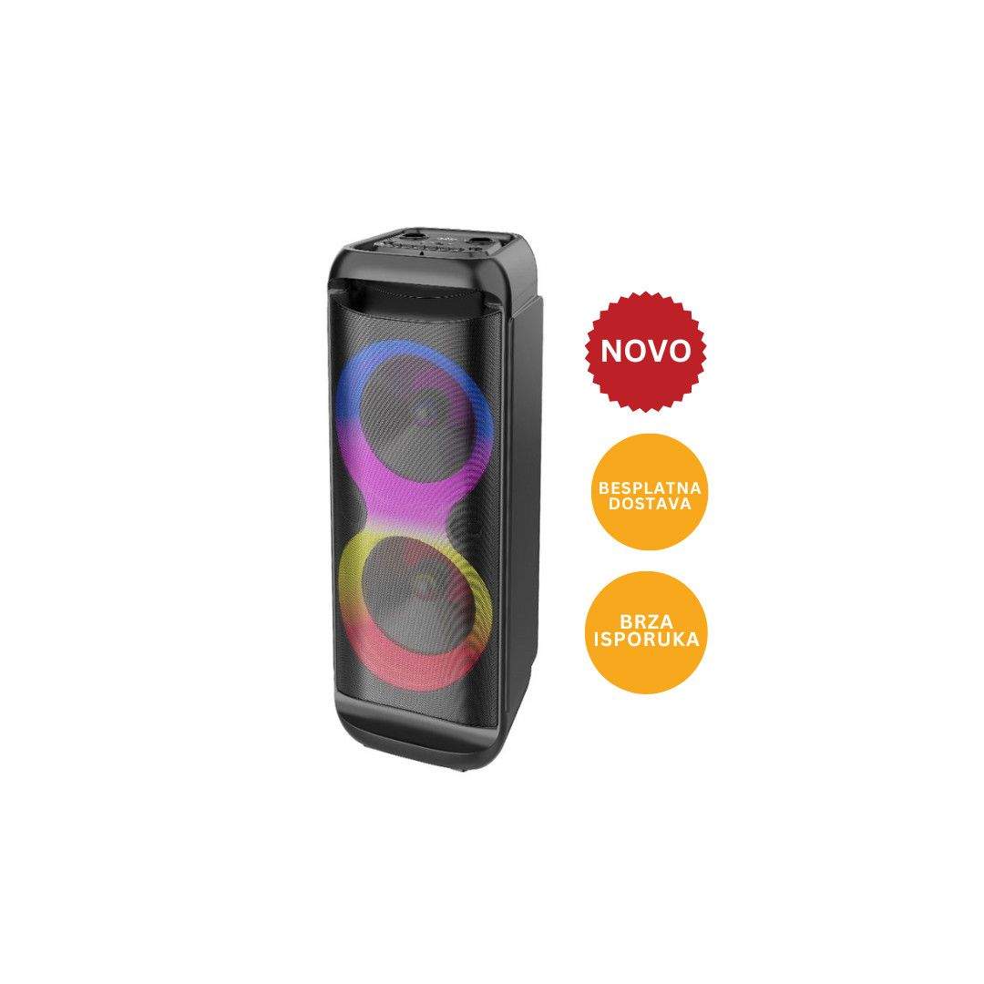 BLUETOOTH ZVUCNIK ZQS8239 20X2W 320X312X767MM BT MIKROFON SING-E