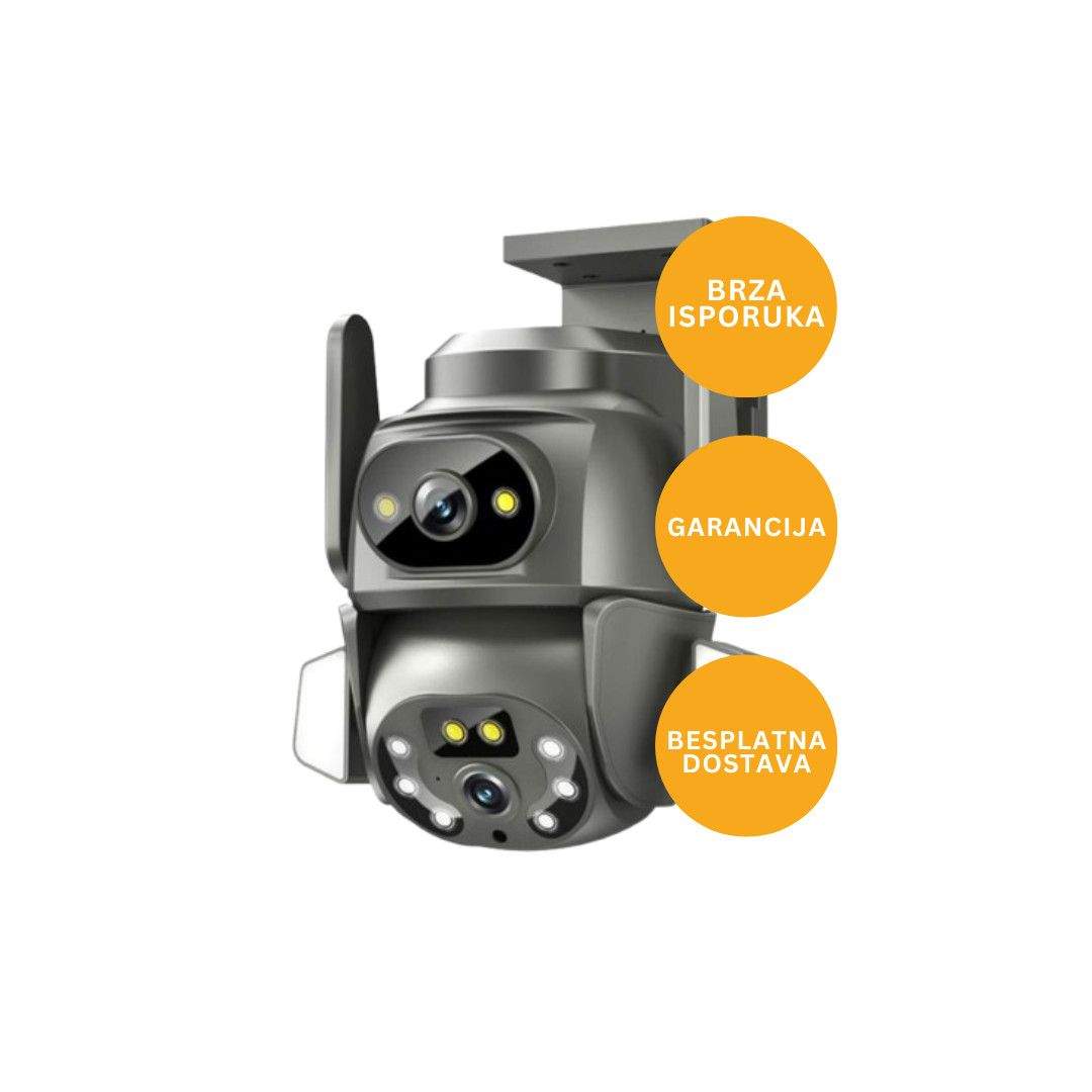 PAMETNA KAMERA XO SA DUPLIM EKRANIMA X0-CR04 400W 2.4G WiFi