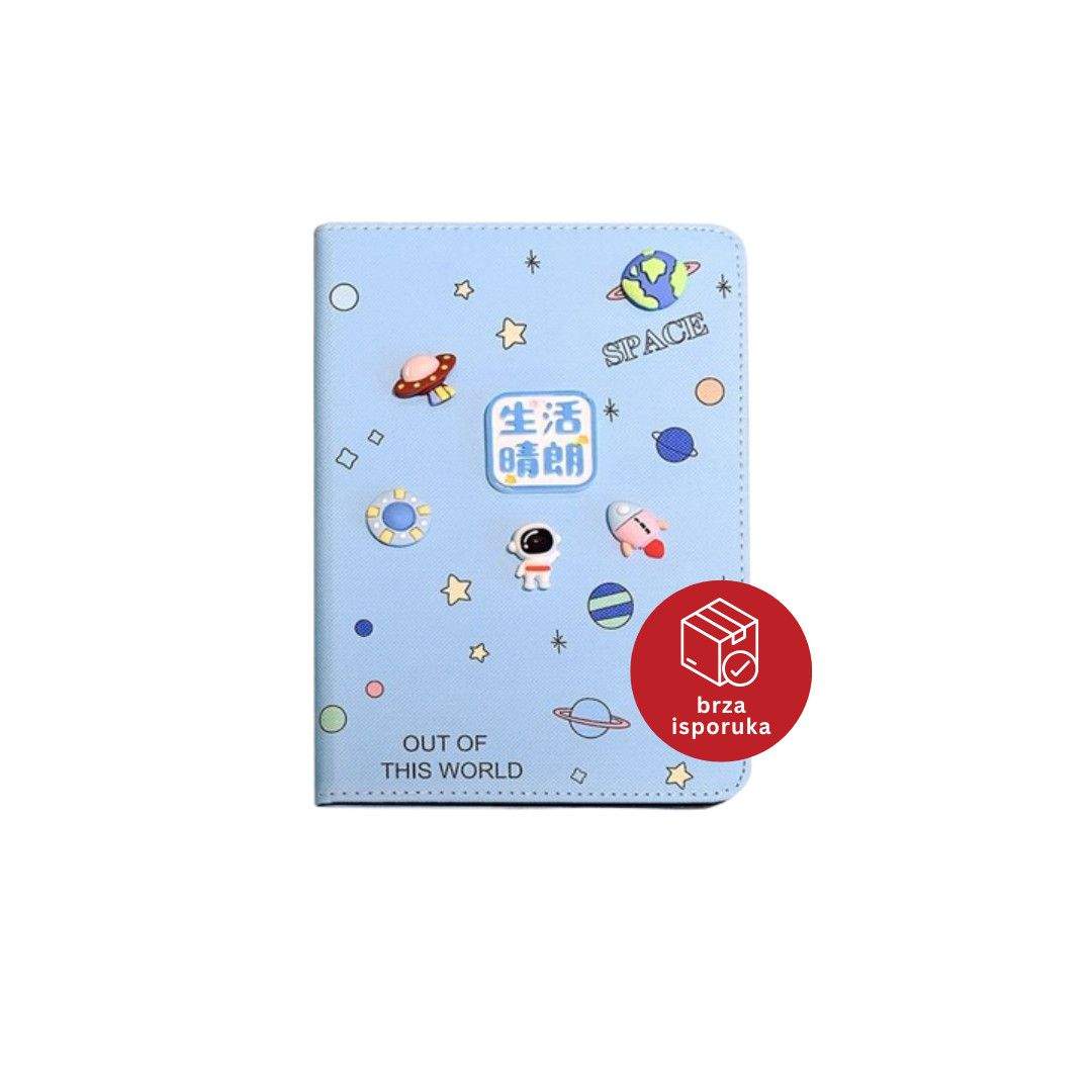 UNIVERZALNI Tablet PC FUTROLA 12 Space flight blue 3D