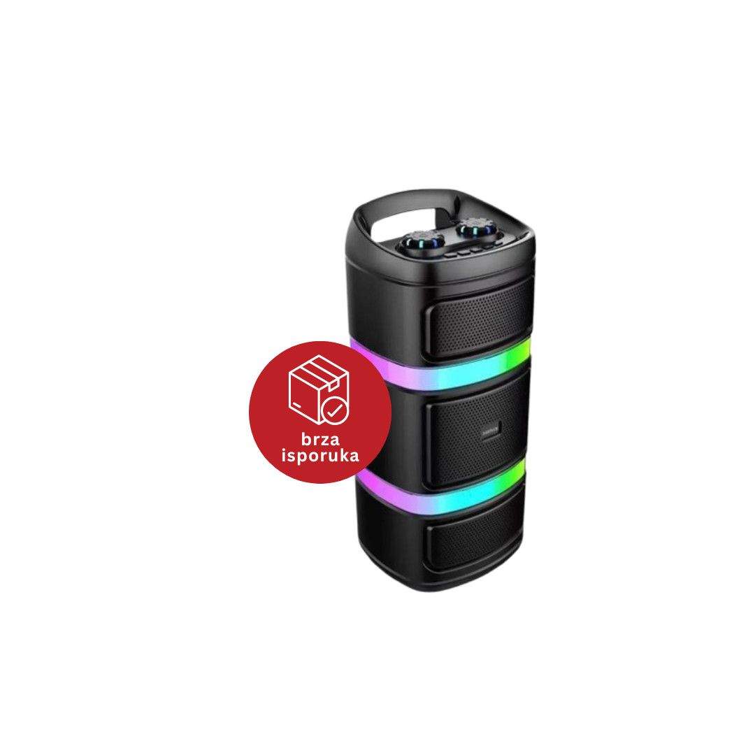 BLUETOOTH ZVUCNIK BS-126 176X164X398 5W*2 WIRED MIC
