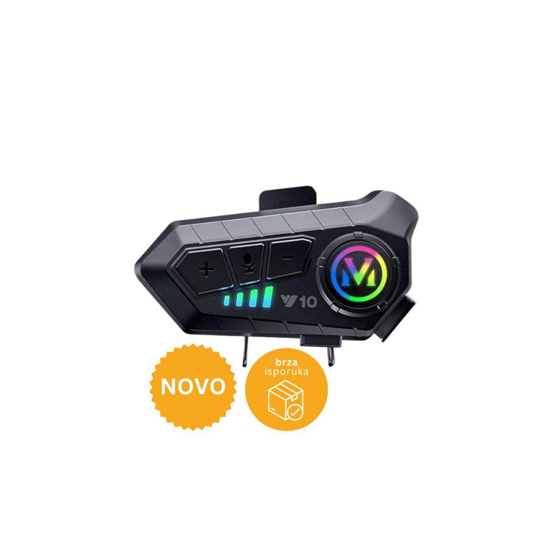 BEZICNA SLUSALICA ZA KACIGU Y10 IPX6 1000MAH