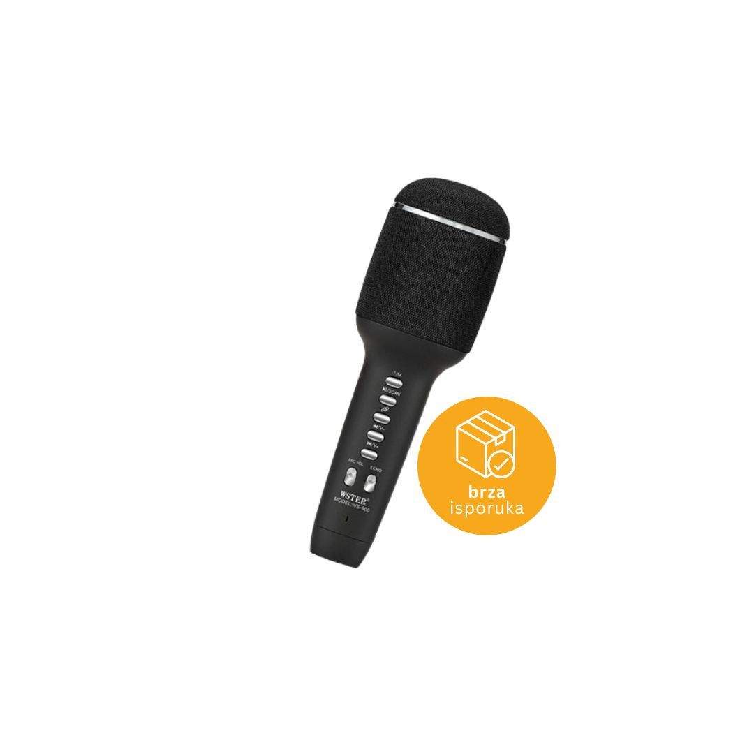 MIKROFON SA BLUETOOH WS-900 CRNA