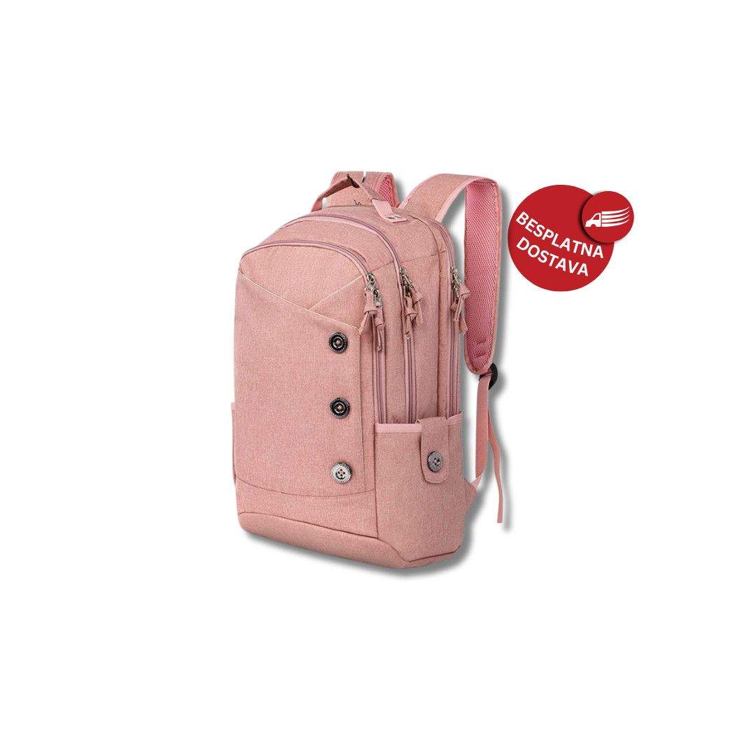 KINGSLONG ruksak sa 2 odjeljka 15.6 INCH PINK KLB1131180PK