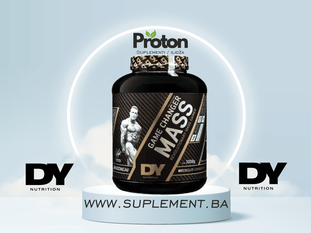 Dorian Yates Game Changer Mass Gainer 3000g WhitechocolateRasp