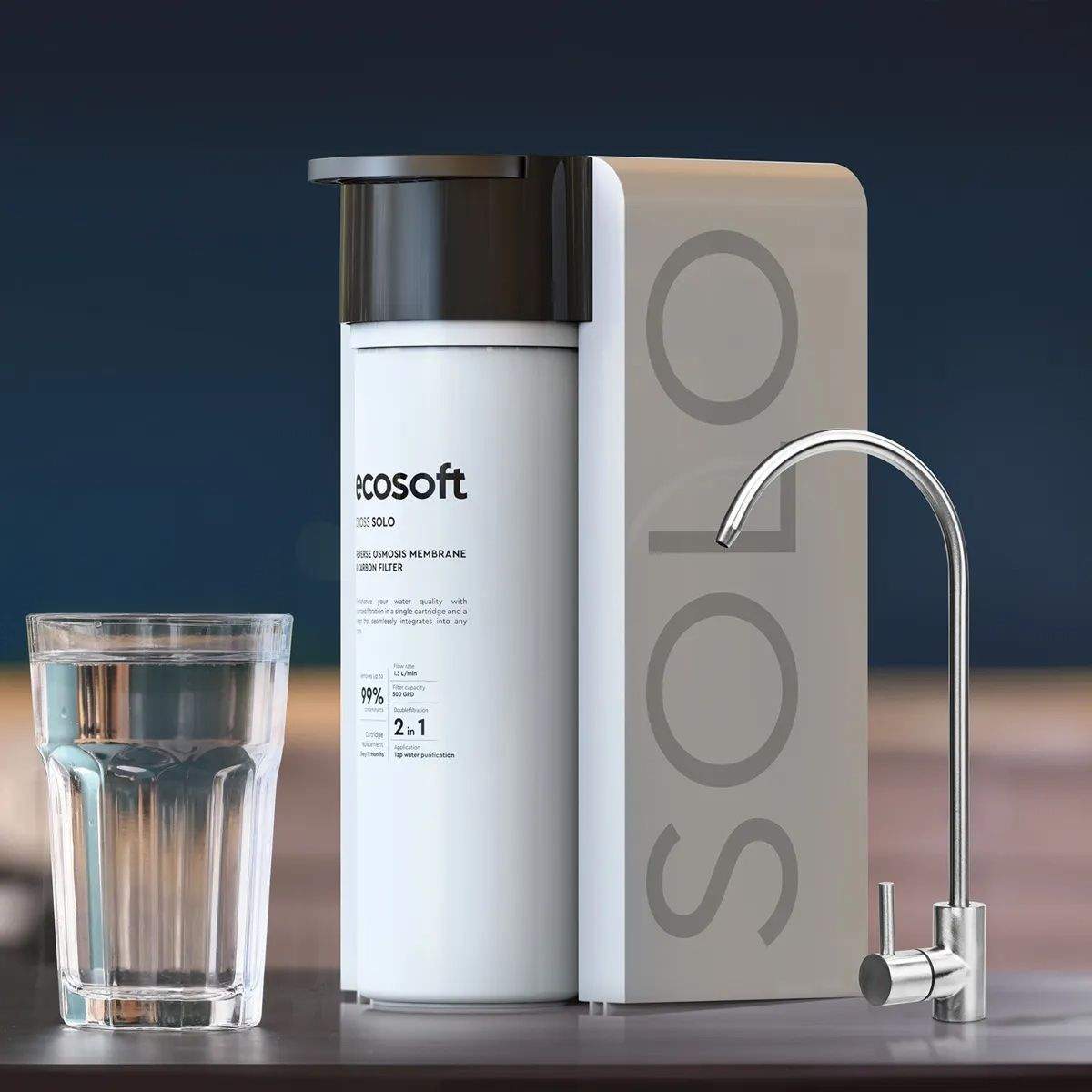 RO direct flow Ecosoft Cross Solo