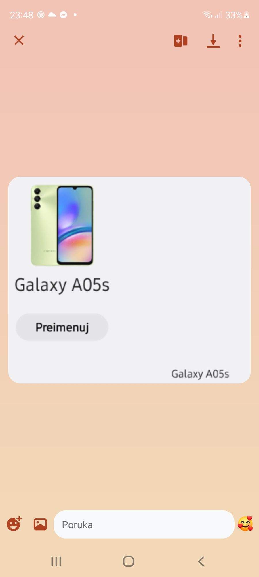 SAMSUNSG A05
