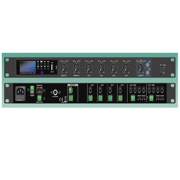 Predpojačalo sa MP3 playerom (USB i SD) InAudio IN-MXP800S