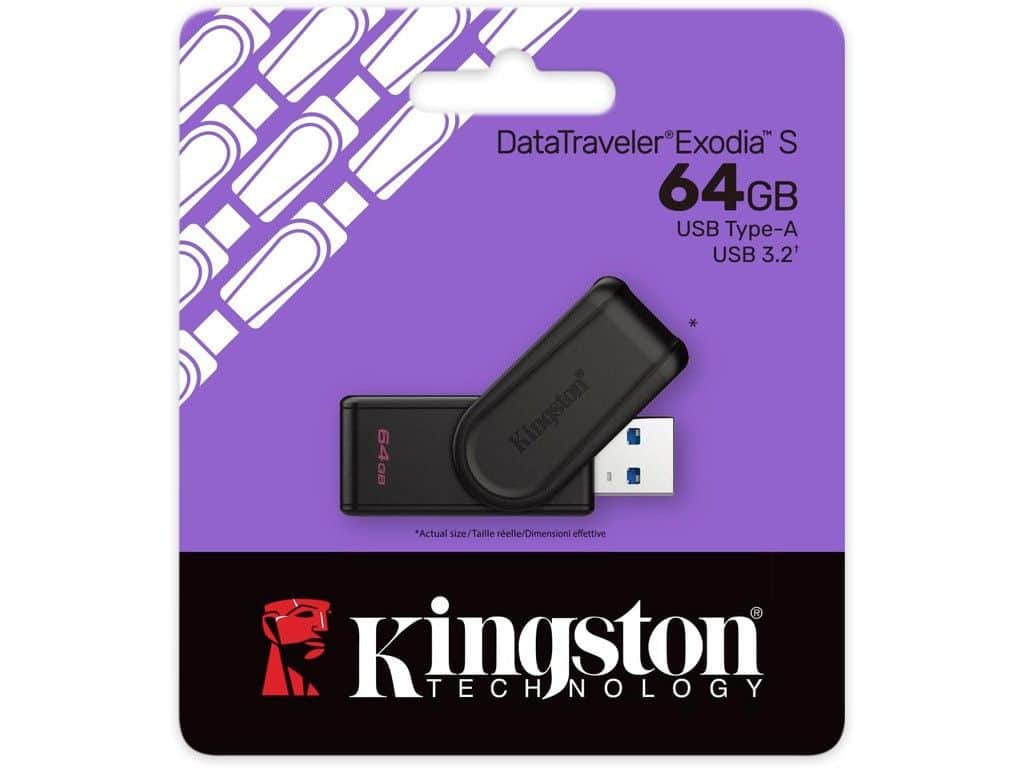 Kingston FD 64GB Exodia S USB3.2 DataTraveler Exodia S