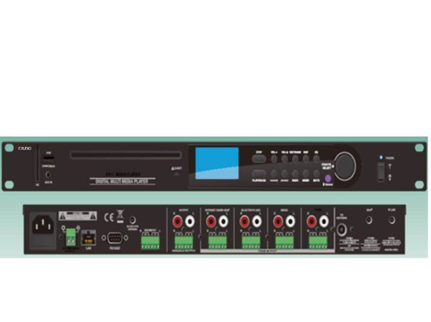 DVD/CD player USB/BT/FM  In Audio IN-CDMU