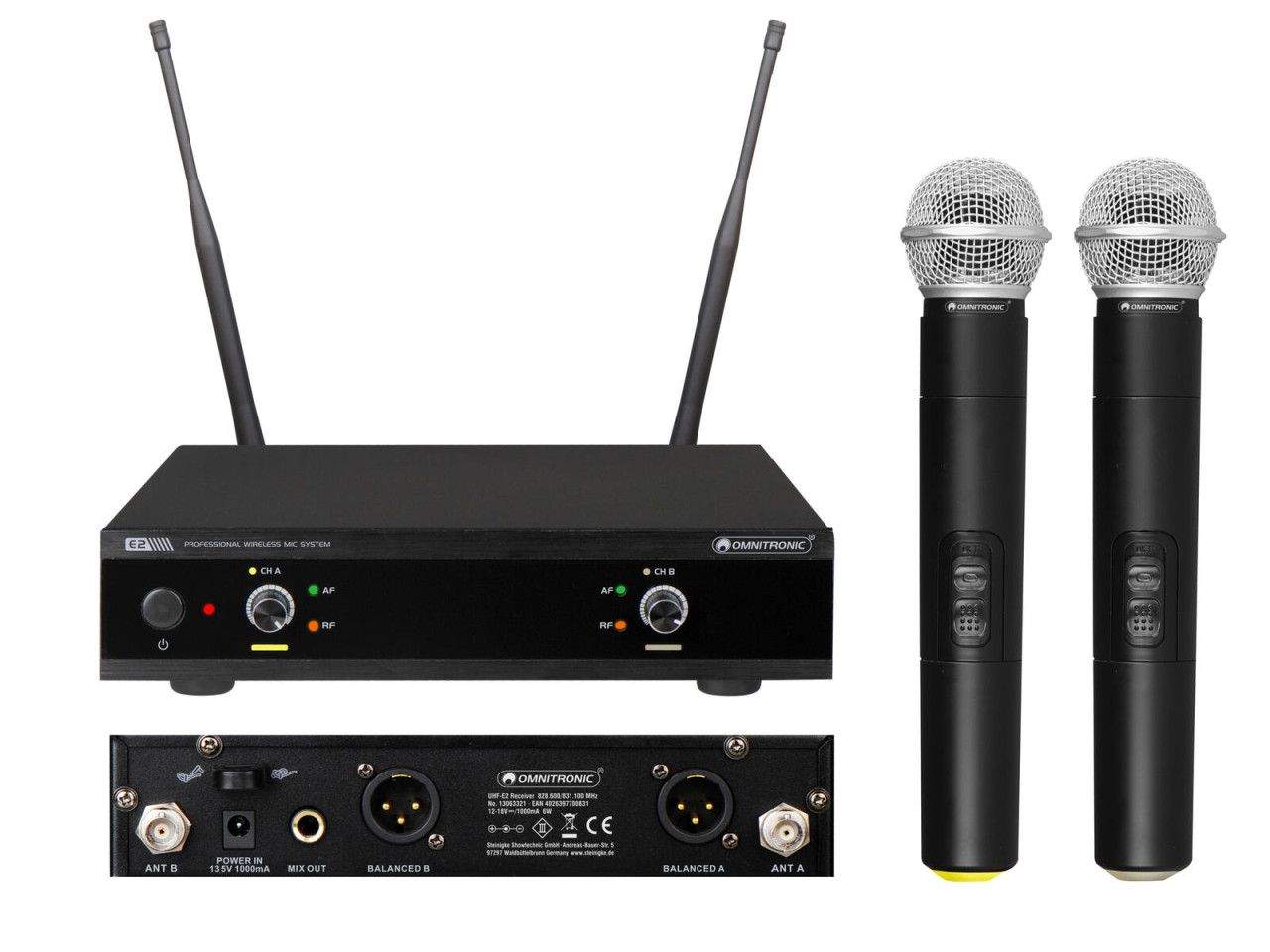 Bežični mikrofonski sustav, UHF-E2 13063321