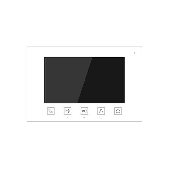 Interfon - unutarnja jedinica 7'' touch button, 2 Wire T-IS05-W