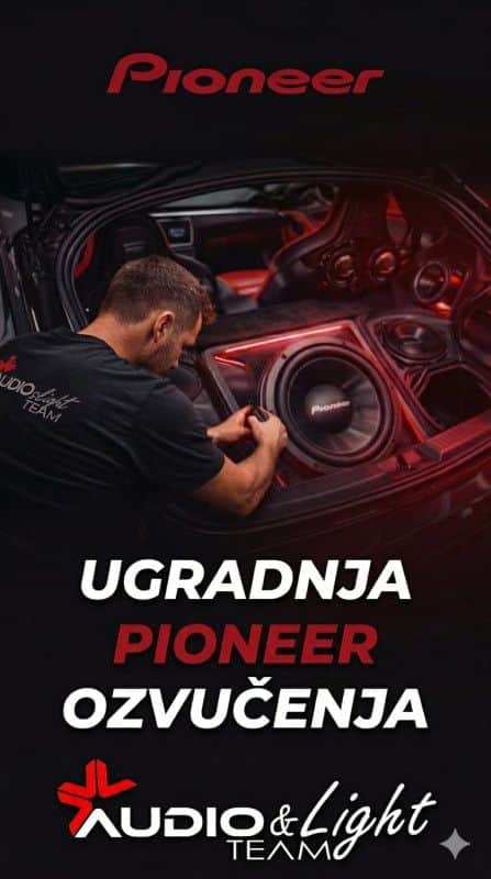 Ugradnja opreme za ozvučenja Auto akustike Pioneer , Kenwood...