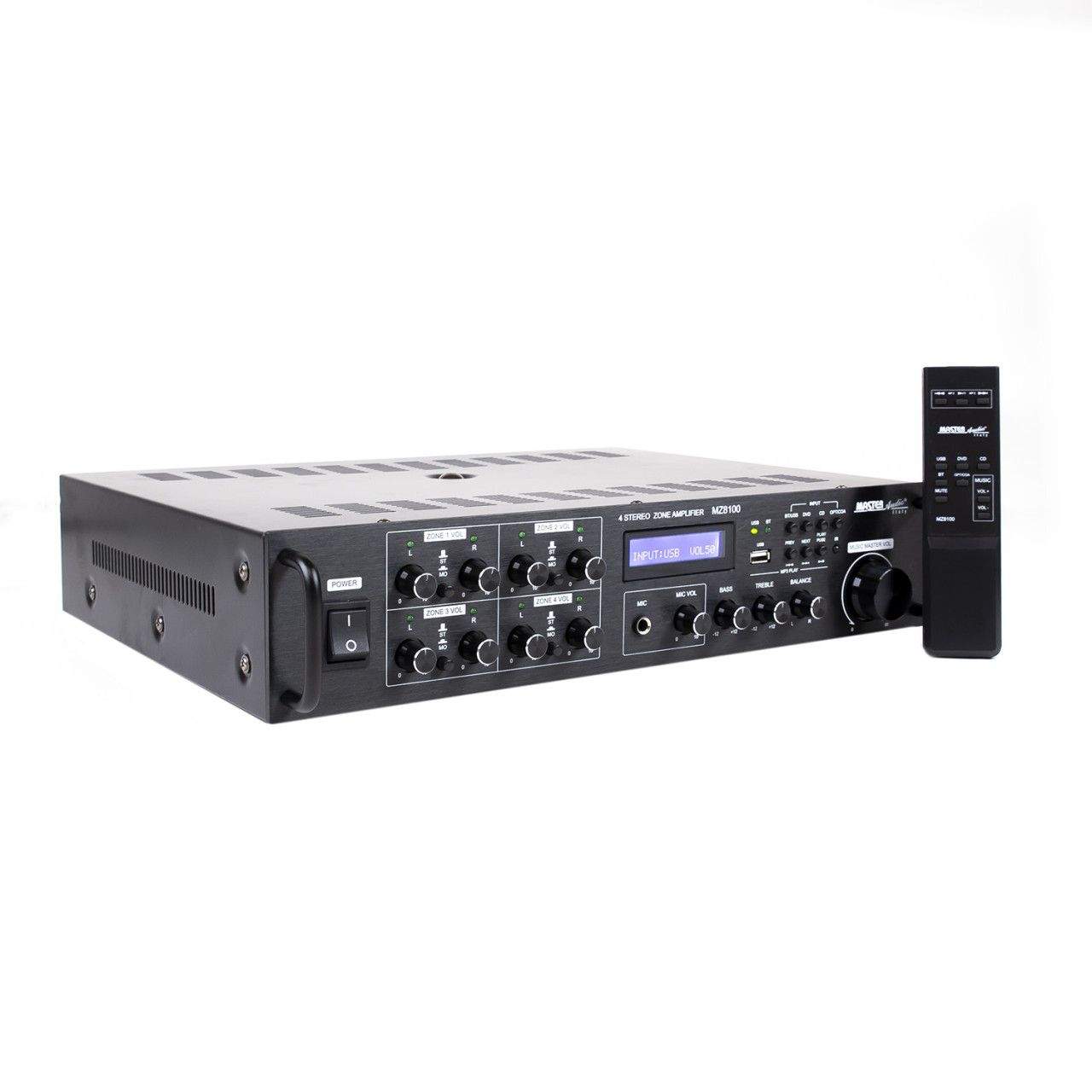Pojačalo 8-kanalno sa player-om MZ8100 Master Audio