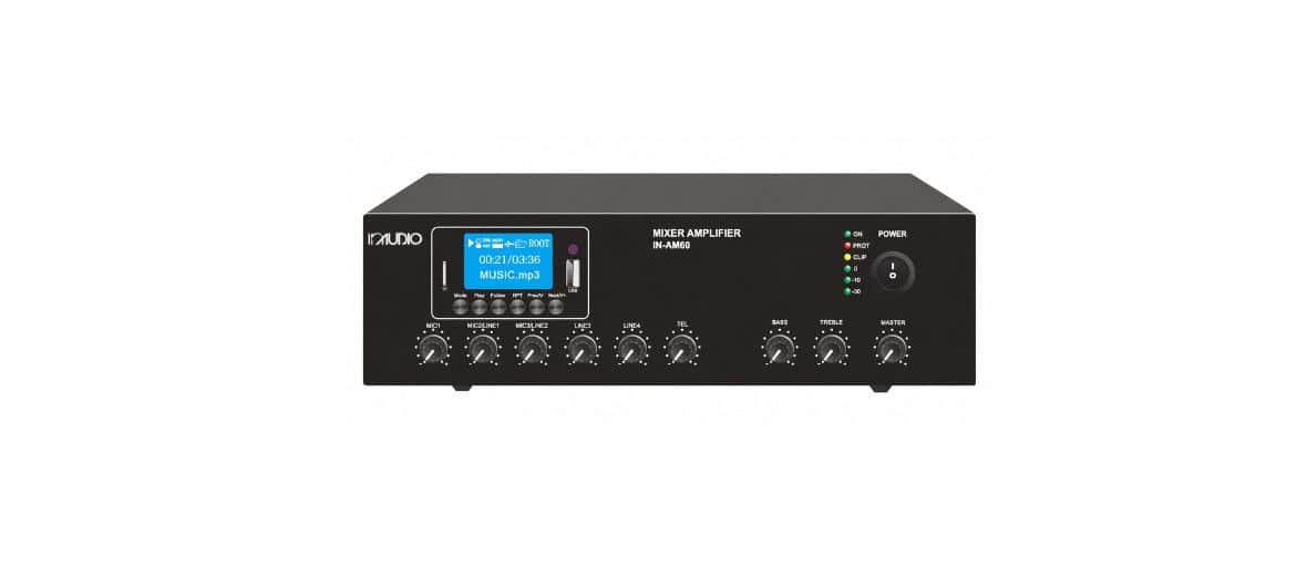 Pojačalo 60W USB/BT/FM In Audio IN-AM60