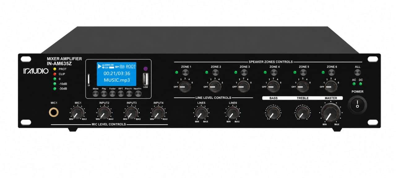 Pojačalo 350W USB/BT/FM zonsko In Audio IN-AM635Z