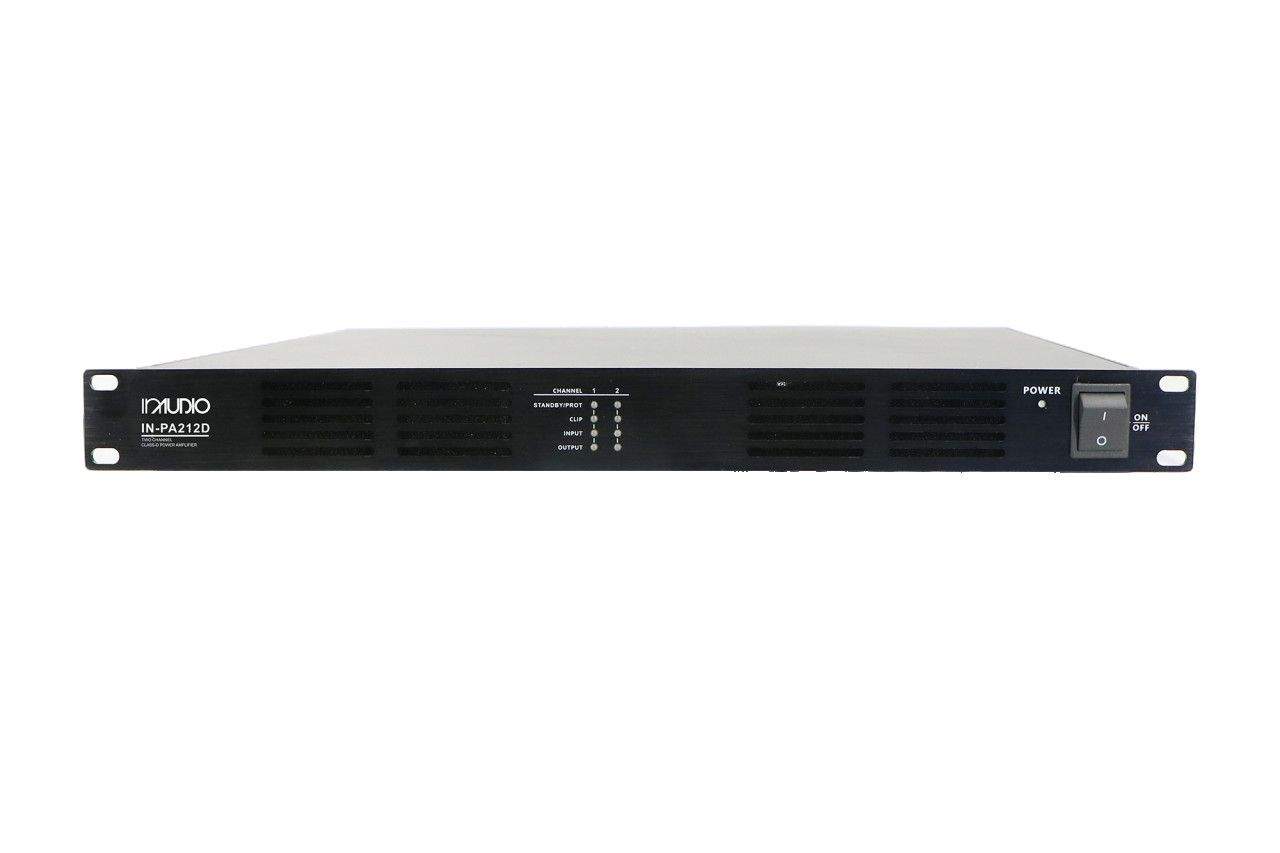 Pojačalo digitalno 2x120W 19'' 1U In Audio IN-PA212D