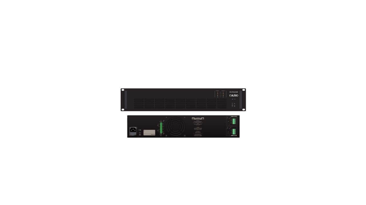 Pojačalo 100V 2x240W InAudio  IN-PA2240