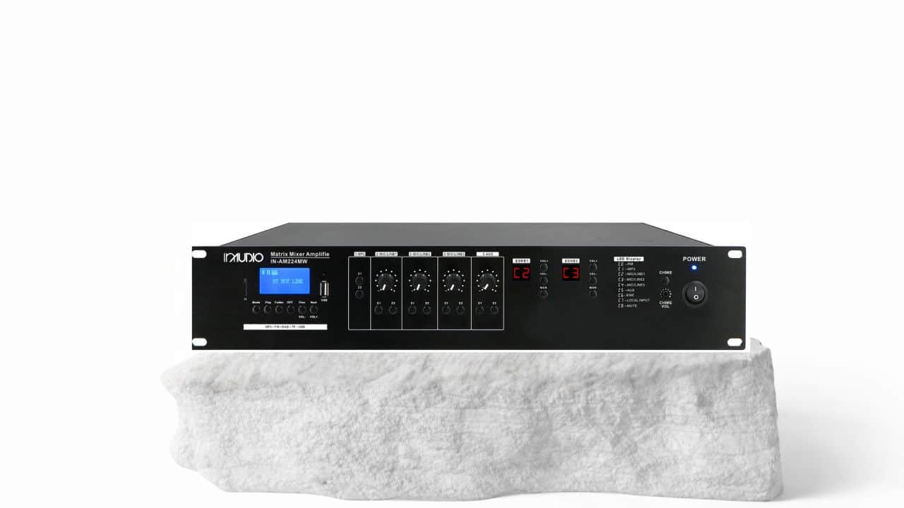 Pojačalo matrix 2x240W USB/BT/FM Wi-Fi In Audio IN-AM224MW