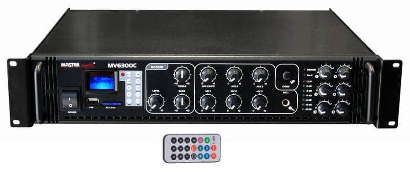 PA pojačalo zonsko 180W USB/FM Master Audio MV6300CRA