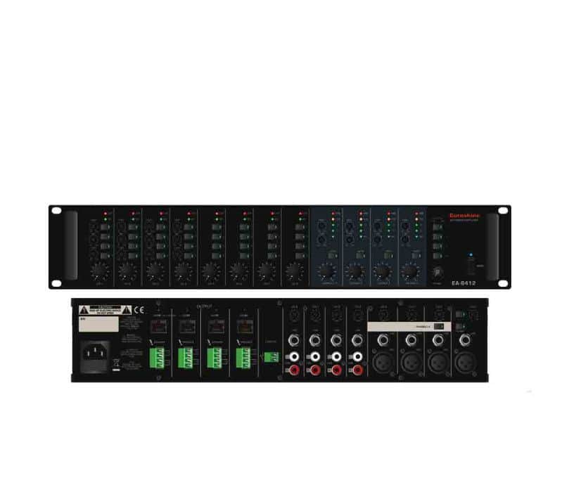 Pojačalo/mixer 4x120W InAudio IN-MP8412