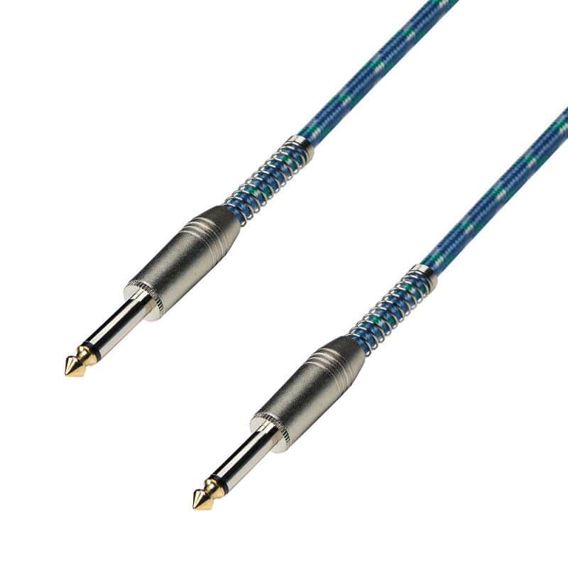 Interkonekcijski audio kabel 2x 6.3 mm mono 3 m