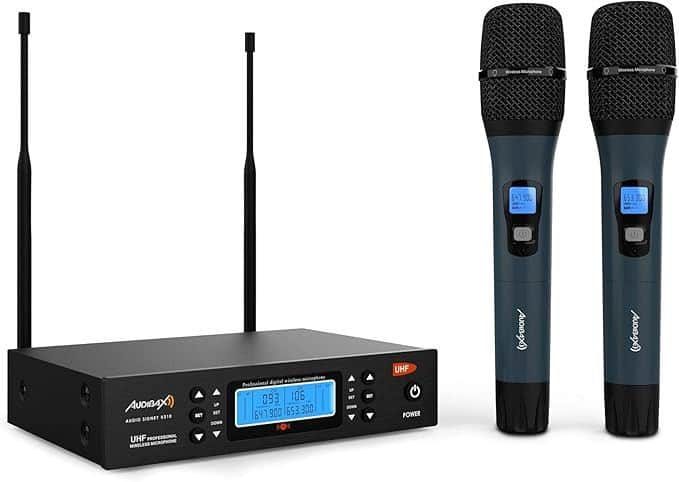 Bežični mikrofon sa dvije ručke UHF Audibax Sidney 1250  10142665