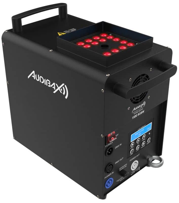 Dim mašina CO2 efekt sa LED osvjetljenjem Audibax Volcano 1500