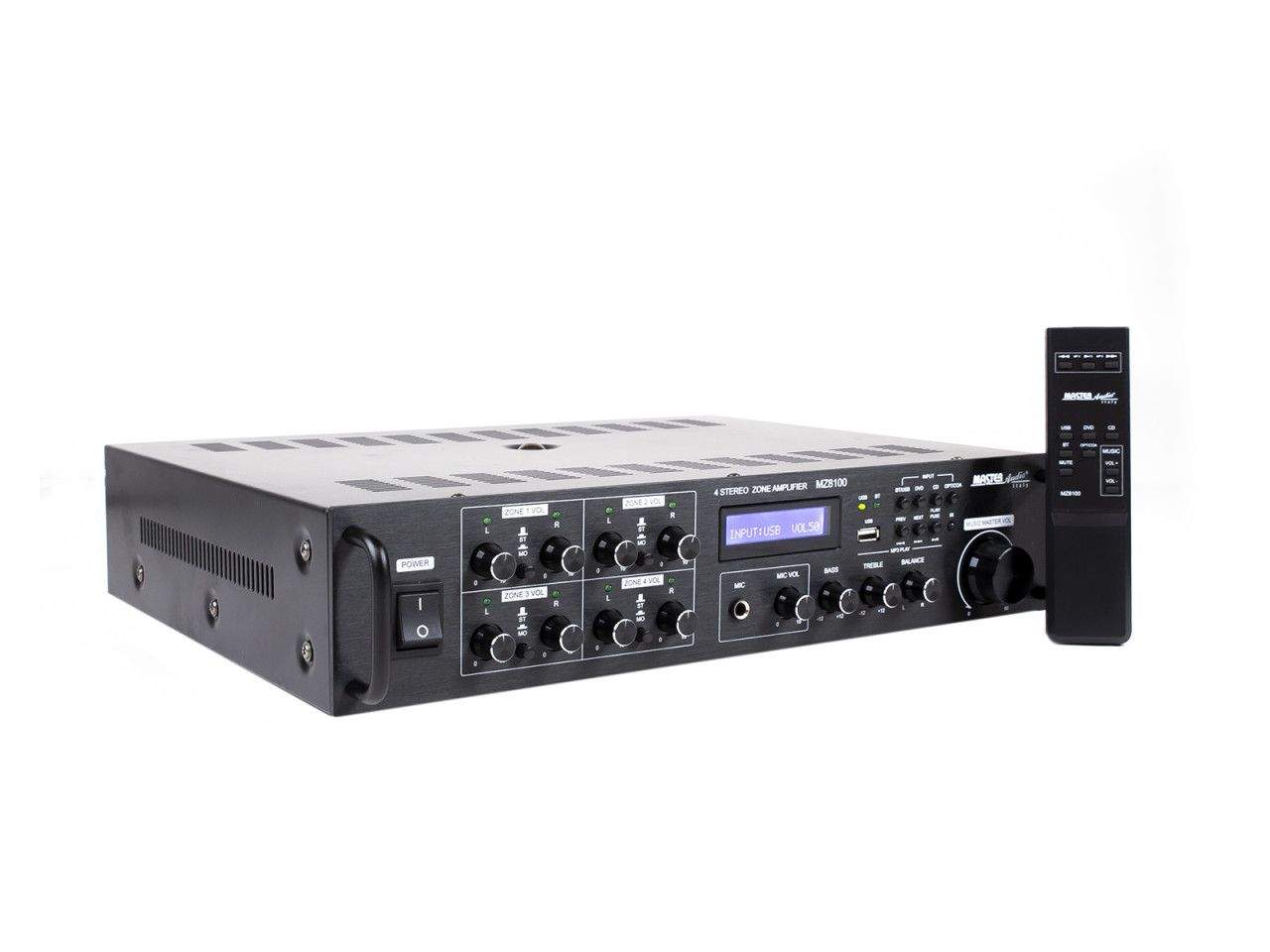 Pojačalo 8-kanalno sa player-om Master Audio MZ8100