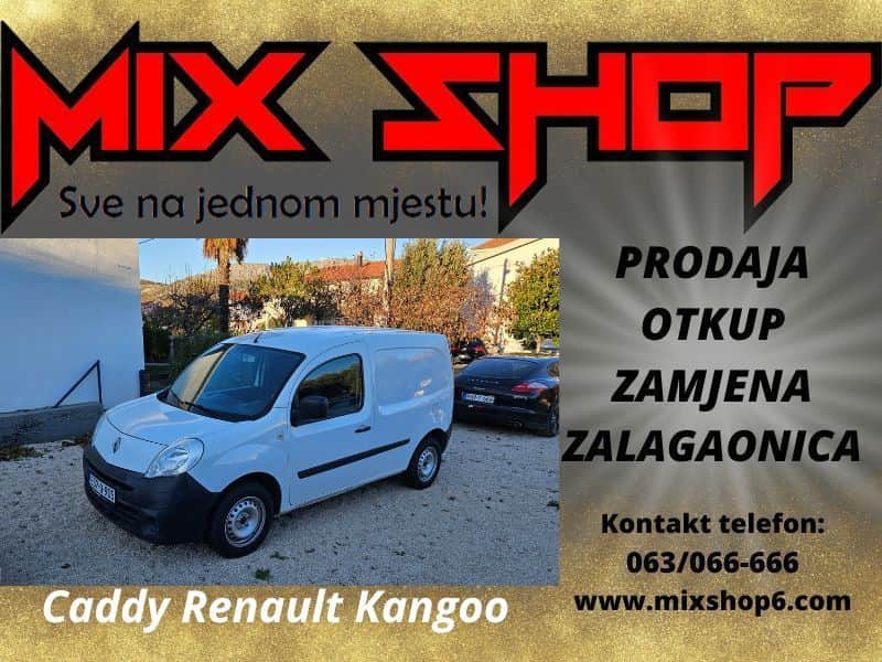 Caddy RENAULT KANGOO 1.5 DCI NOVOO Samo 105prešao. Kedi Cady Cedi
