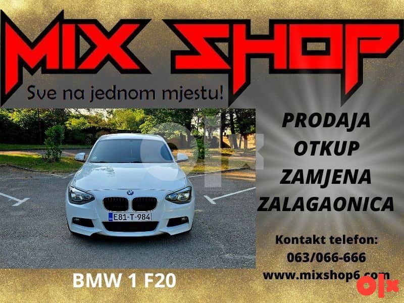 BMW 1 F20 114d M Paket 1.6d Registriran Mpaket Optic 114 D 1.6