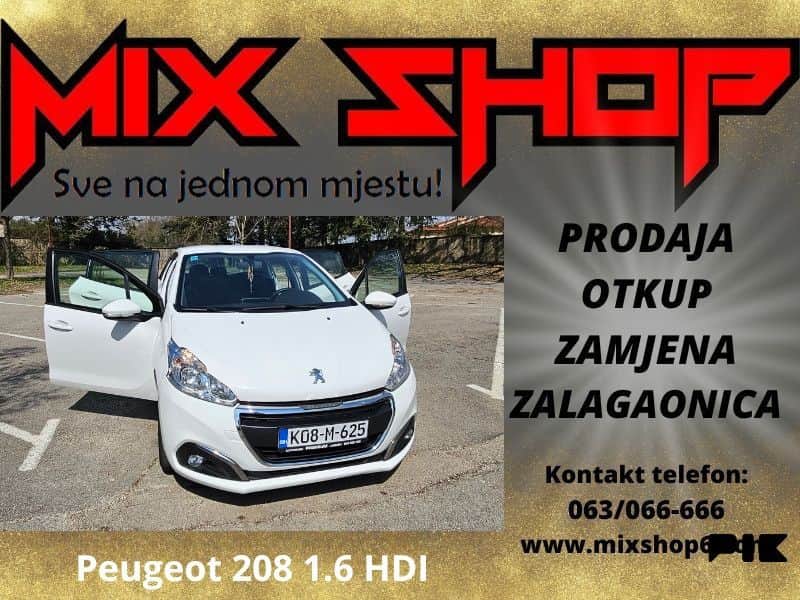 Peugeot 208 1.6 HDI Registriran 129 prešao,4 vrata TOP 1,6 1.6HDI
