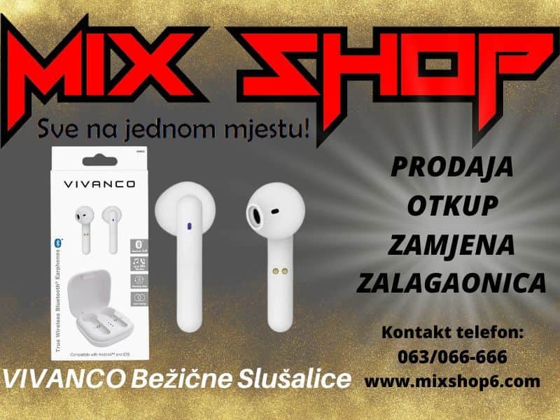 TOP VIVANCO Bežične Bluetooth Wireless WiFi EarBuds wireles ear
