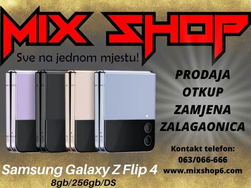 Samsung Galaxy Z FLIP 4 5G 8/256GB *Garancija*Zamjena* FLIP4 ds