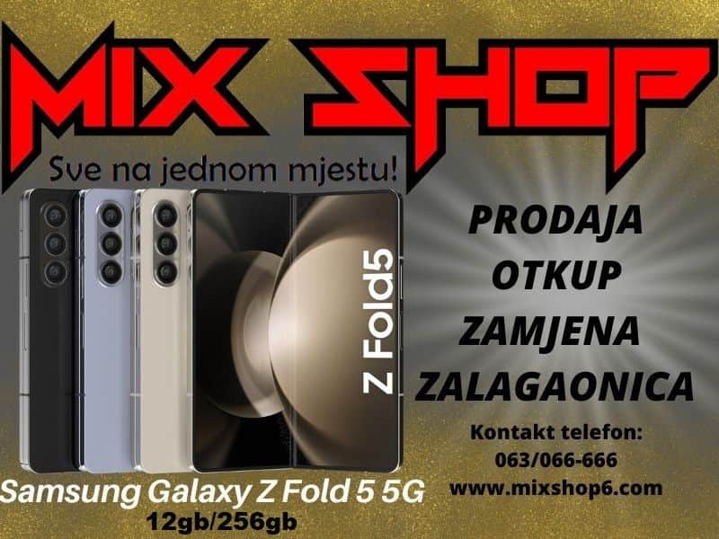 Samsung Galaxy Z FOLD 5 5G 12/256GB Garancija*Zamjena* FOLD5 12GB