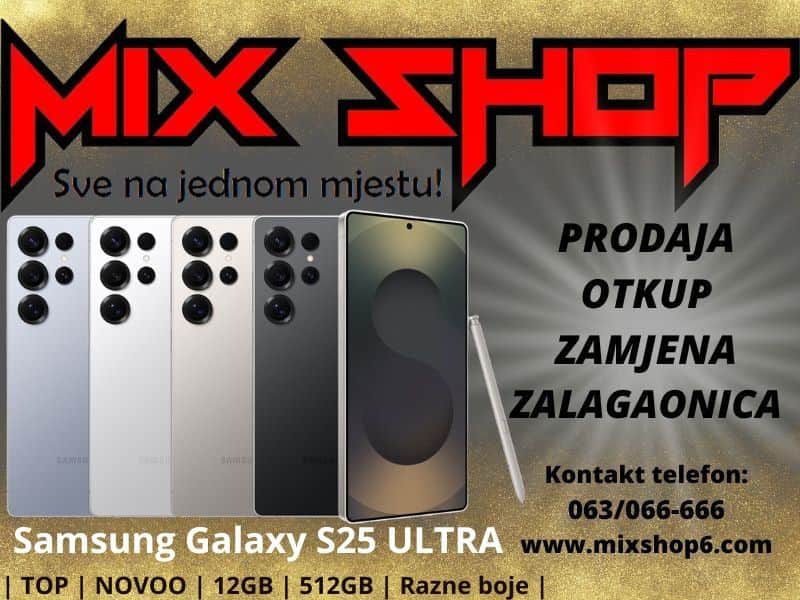 Samsung Galaxy S25 ULTRA 5G 12/512GB *NOVOO*Garancija* 12GB GB 5g