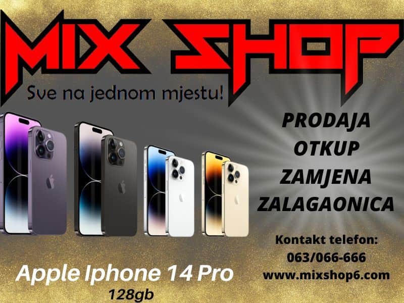 APPLE IPHONE 14 PRO 128GB *TOP* *Garancija*Zamjena* 4 boje
