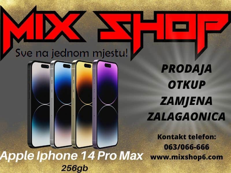 Apple Iphone 14 Pro Max 256GB *TOP* *Garancija*Zamjena* 4 boje