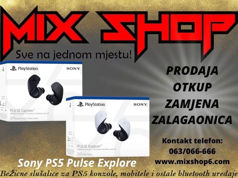 SONY PULSE EXPLORE Playstation 5 PS5 Bežične Bluetooth Wireless